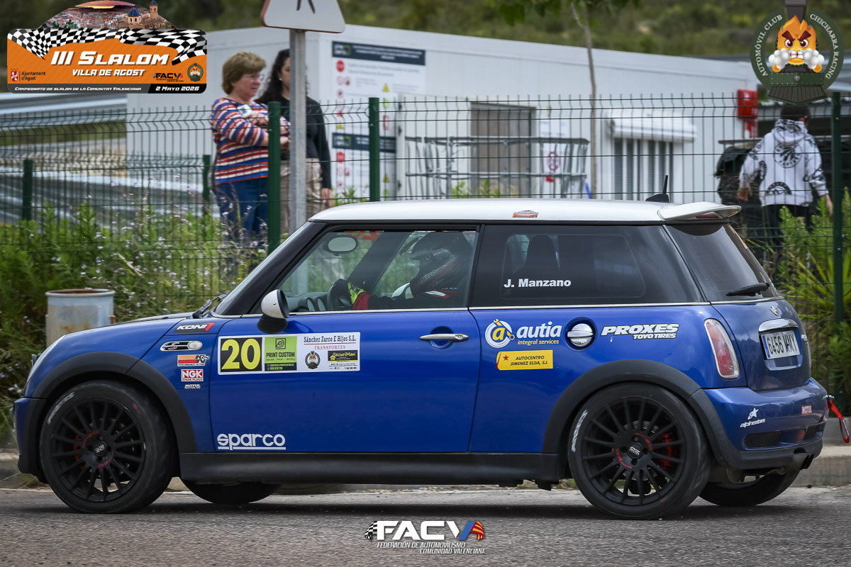 Mini Cooper en pista