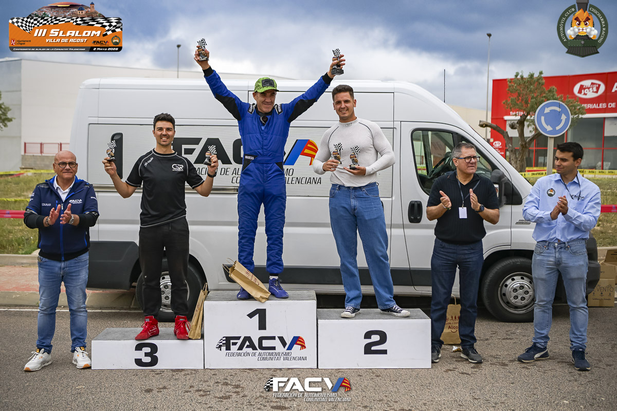 Podio III Slalom Villa de Agost